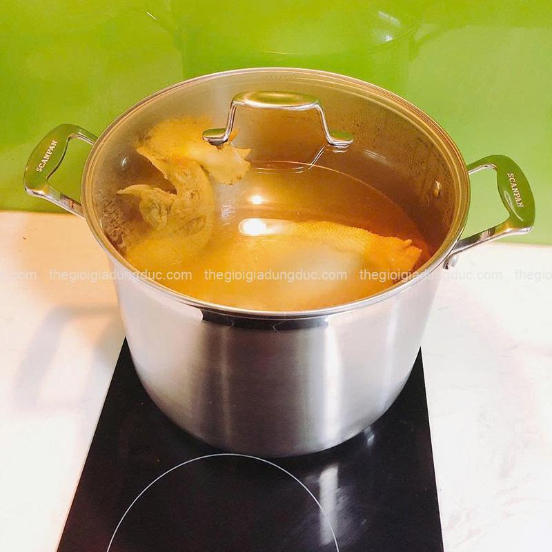 noi-luoc-ga-scanpan-impact-28cm-12l (3) Nồi luộc gà Scanpan Impact 28cm 12L