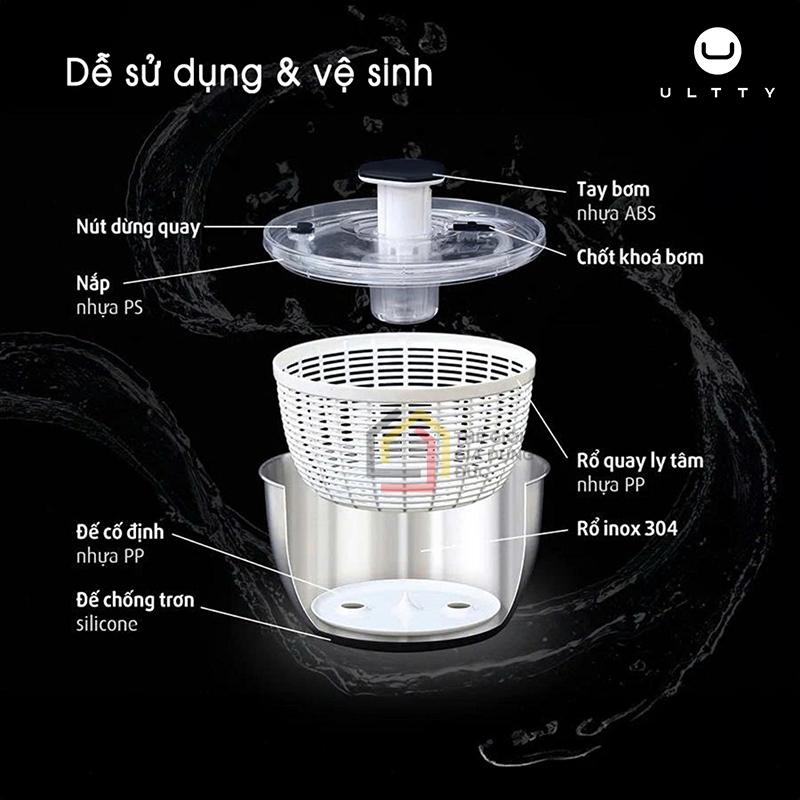 ro-quay-rau-ultty (6) Rổ quay rau ULTTY cao cấp