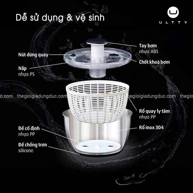 ro-quay-rau-ultty (6) Rổ quay rau ULTTY cao cấp