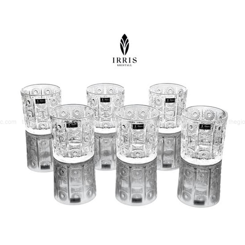 set-6-coc-thuy-tinh-pha-le-mai-irris-de-gc285 (1) Set 6 cốc thủy tinh pha lê mài Irris DE GC285