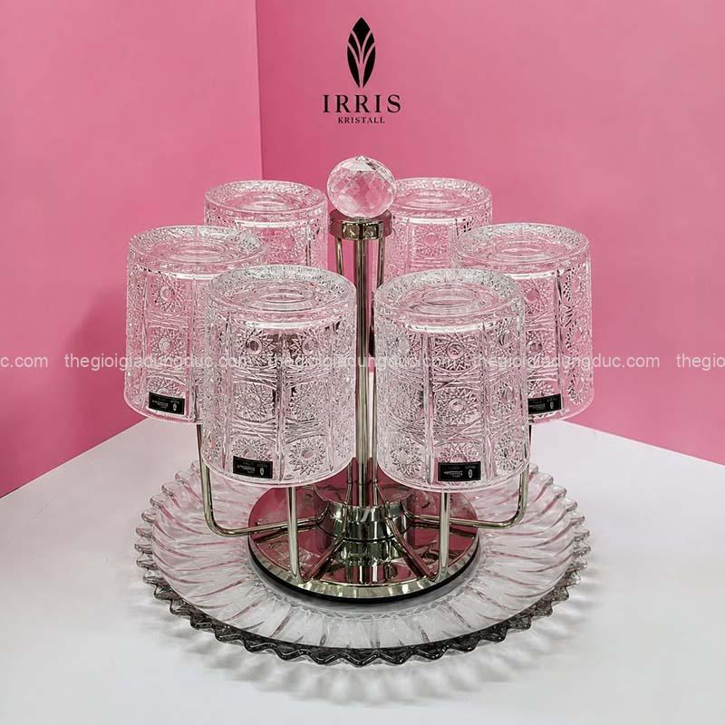 set-6-coc-thuy-tinh-pha-le-mai-irris-de-gc285 (2) Set 6 cốc thủy tinh pha lê mài Irris DE GC285
