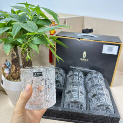 Set 6 cốc thủy tinh pha lê mài Irris DE GC285