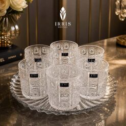 Set 6 cốc thủy tinh pha lê mài Irris DE GC285