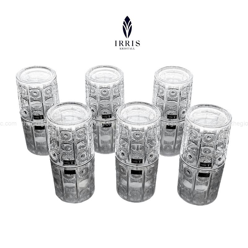 set-6-coc-thuy-tinh-pha-le-mai-irris-de-gc285 (3) Set 6 cốc thủy tinh pha lê mài Irris DE GC285