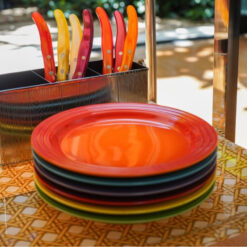 Set 6 đĩa cầu vồng Le Creuset 22cm