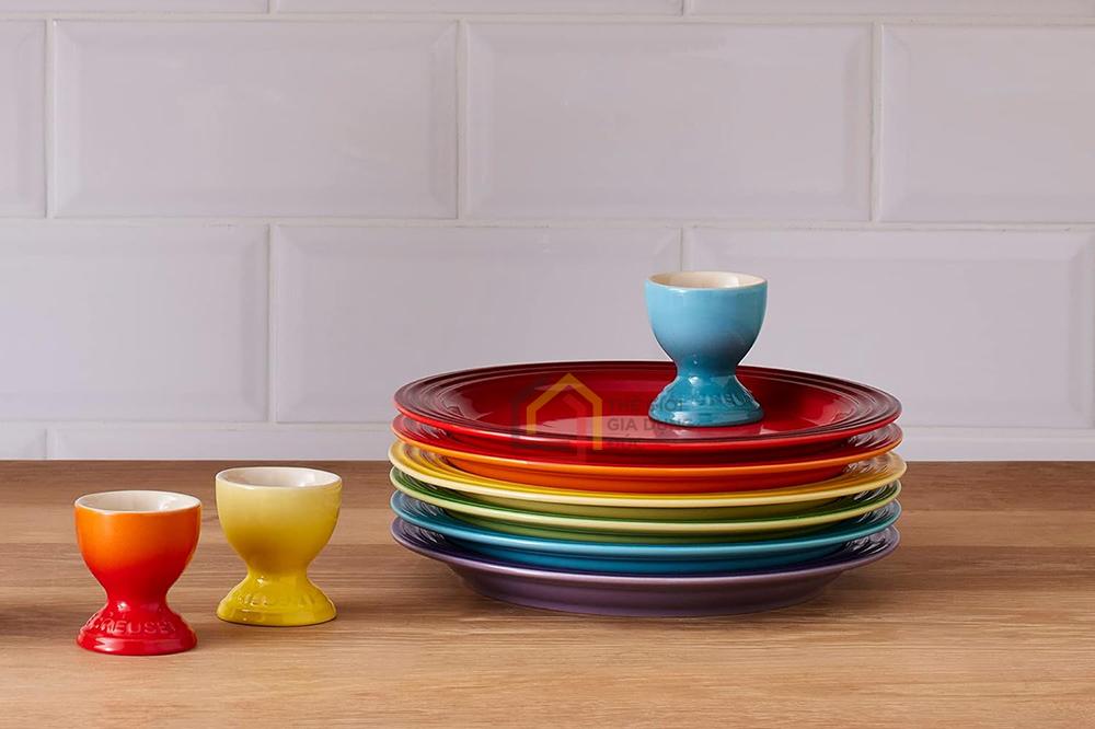 Set 6 đĩa cầu vồng Le Creuset 22cm