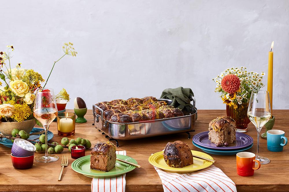 Set 6 đĩa cầu vồng Le Creuset 22cm