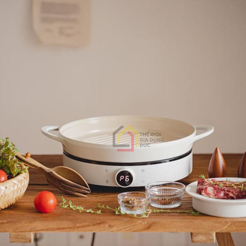 set-bep-tu-kem-chao-nuong-fika-neoflam (1) Set bếp từ kèm chảo nướng Fika Neoflam