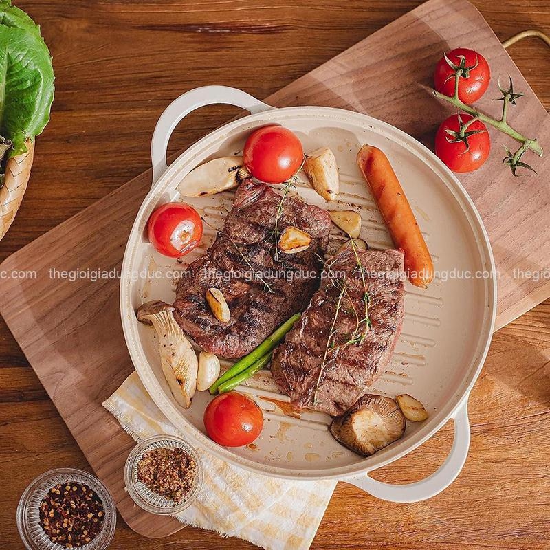 set-bep-tu-kem-chao-nuong-fika-neoflam (3) Set bếp từ kèm chảo nướng Fika Neoflam
