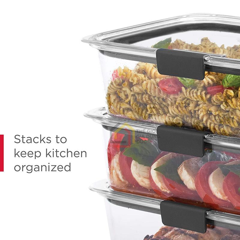 set-hop-tru-thuc-pham-rubbermaid-brilliance-tritan-12-mon (5) Set hộp trữ thực phẩm Rubbermaid Brilliance Tritan 12 món