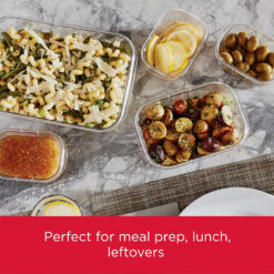 Set hộp trữ thực phẩm Rubbermaid Brilliance Tritan 12 món