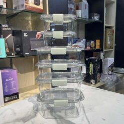 Set hộp trữ thực phẩm Rubbermaid Brilliance Tritan 12 món