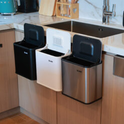 Thùng rác treo tủ & để bàn Letek LC05 5L