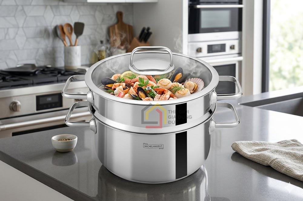 Bộ nồi Michelangelo Euroshine 6 món
