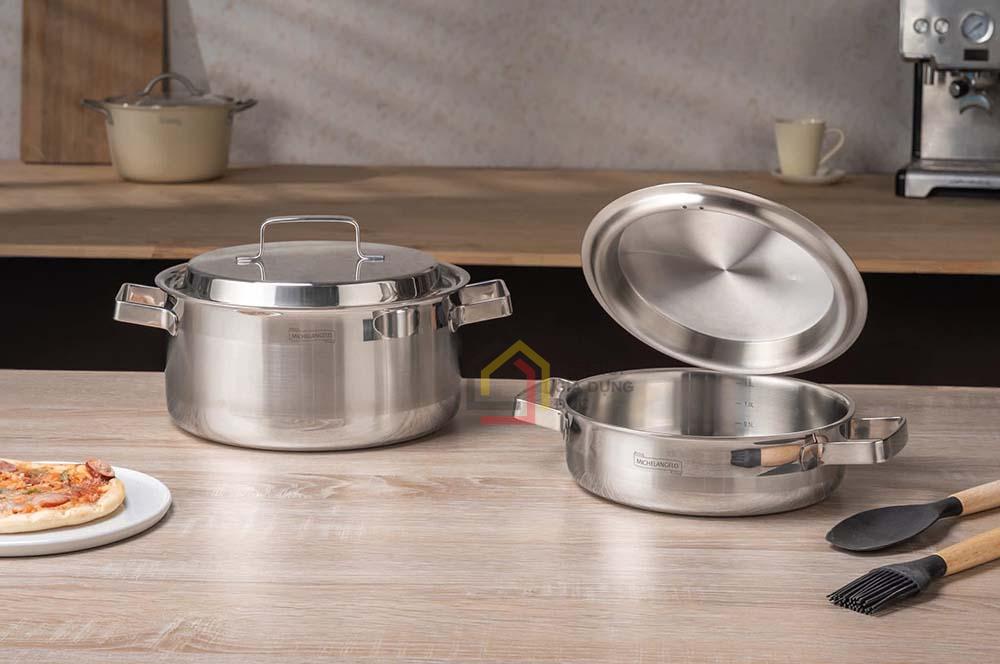 Bộ nồi Michelangelo Home Chef 4 món