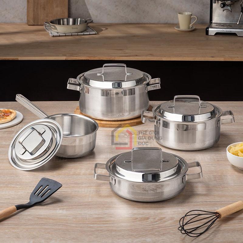 bo-noi-michelangelo-professional-4-mon (1) Bộ nồi Michelangelo Professional 4 món