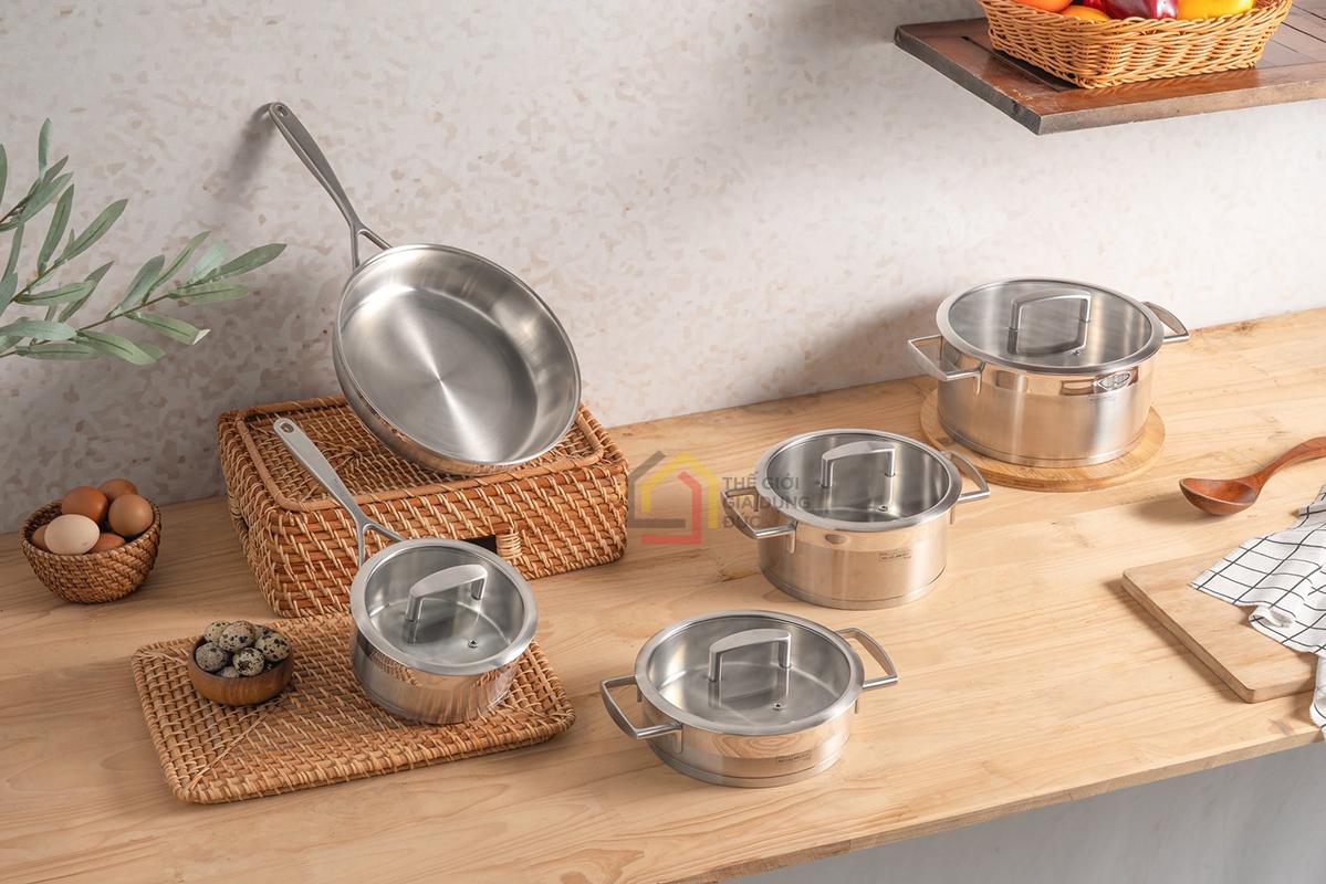 bo-noi-michelangelo-signature-5-mon (1) Bộ nồi Michelangelo Signature 5 món