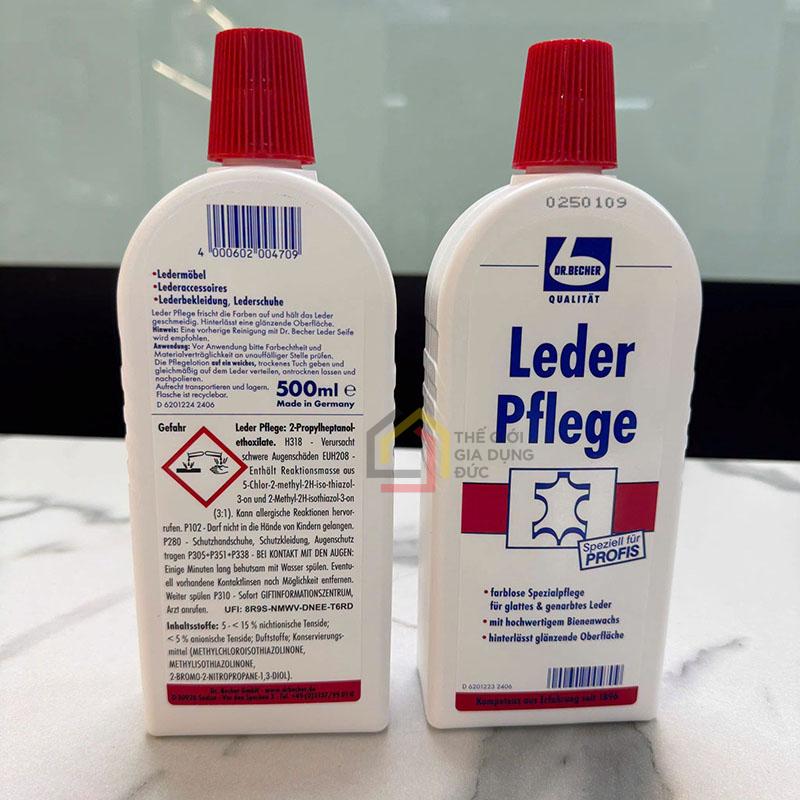 chai-duong-do-da-leder-pflege (3) Chai dưỡng đồ da Leder Pflege 500ml