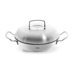Chảo Fissler Profi 2 quai kèm vung inox 24cm