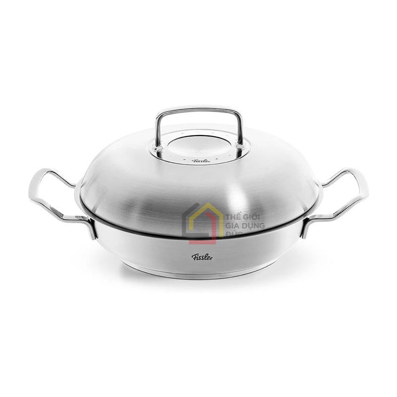 chao-fissler-profi-2-quai-kem-vung-inox-24cm (1) Chảo Fissler Profi 2 quai kèm vung inox 24cm