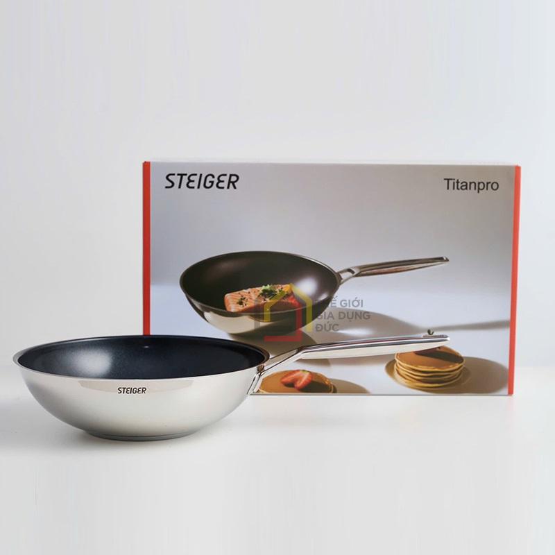 chao-sau-long-steiger-titanpro-wok-28cm (5) Chảo sâu lòng Steiger Titanpro Wok 28cm
