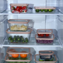 Hộp thủy tinh chịu nhiệt hình chữ nhật dáng sâu Kaiyo