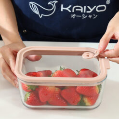 Hộp thủy tinh chịu nhiệt hình chữ nhật Kaiyo