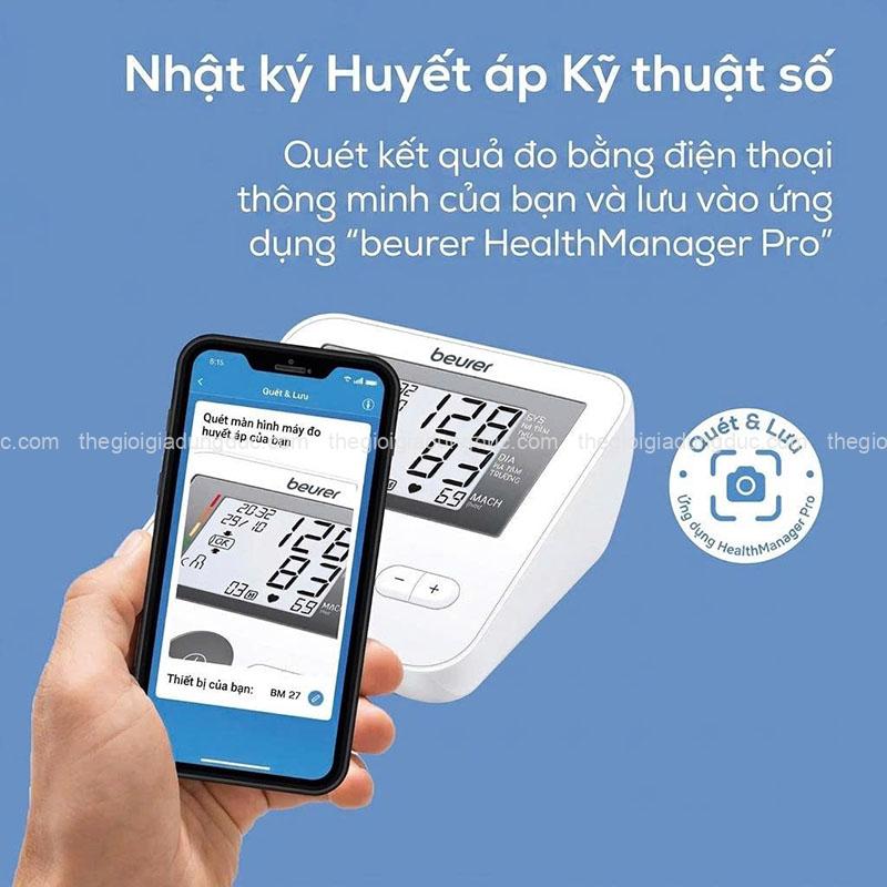 may-do-huyet-ap-bap-tay-beurer-bm27 (5) Máy đo huyết áp bắp tay Beurer BM27