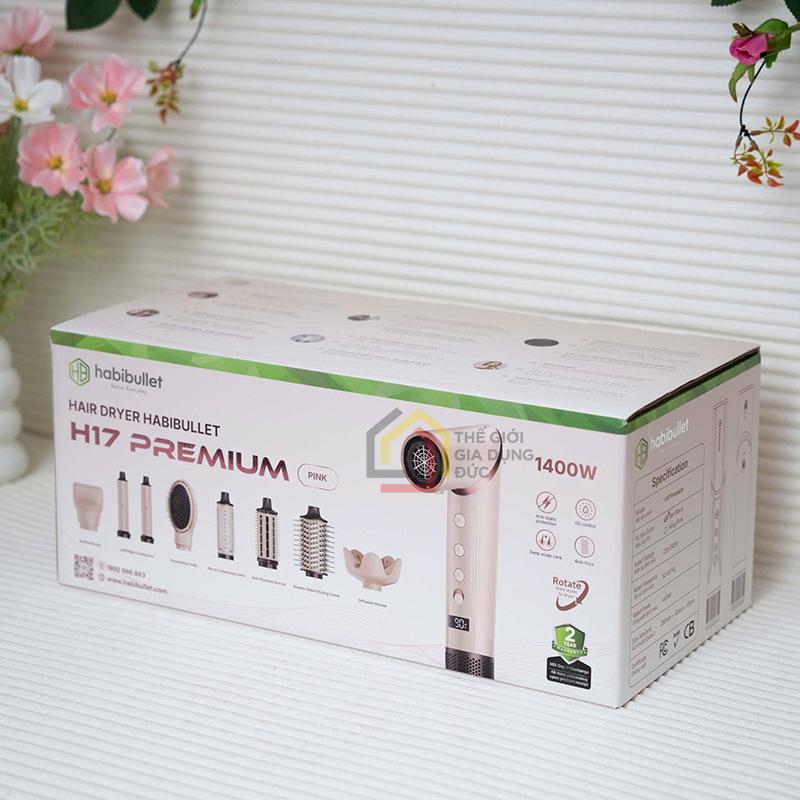may-say-va-tao-kieu-toc-habibullet-h17-premium (6) Máy sấy và tạo kiểu tóc Habibullet H17 Premium Pink