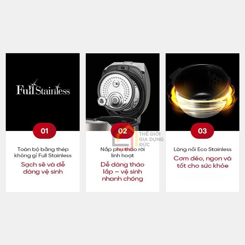 Nồi cơm điện cao tần Cuckoo CRP-JHPNL1010GPS 1,8L