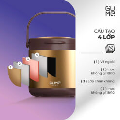 Nồi ủ chân không Gume 8L Plus GM-2088