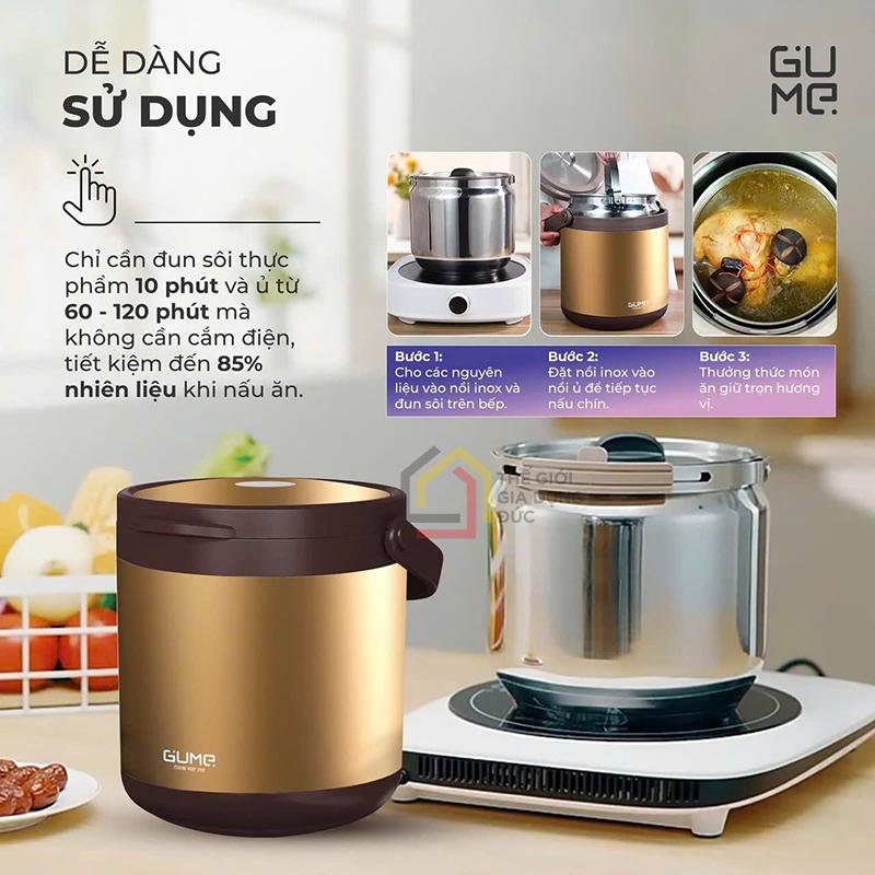 noi-u-chan-khong-gume-8l-plus-gm-2088 (4) Nồi ủ chân không Gume 8L Plus GM-2088