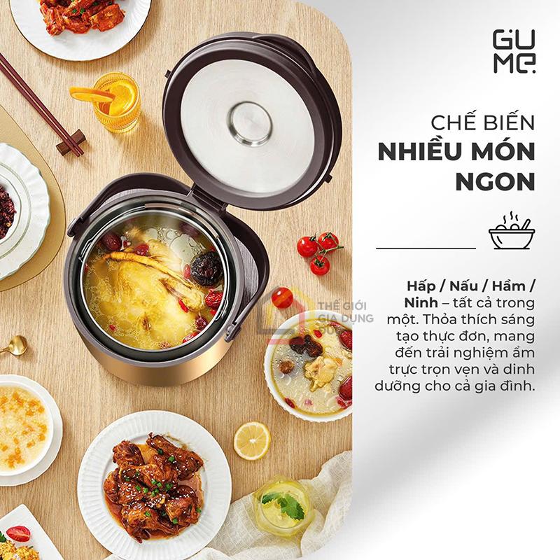 noi-u-chan-khong-gume-8l-plus-gm-2088 (5) Nồi ủ chân không Gume 8L Plus GM-2088
