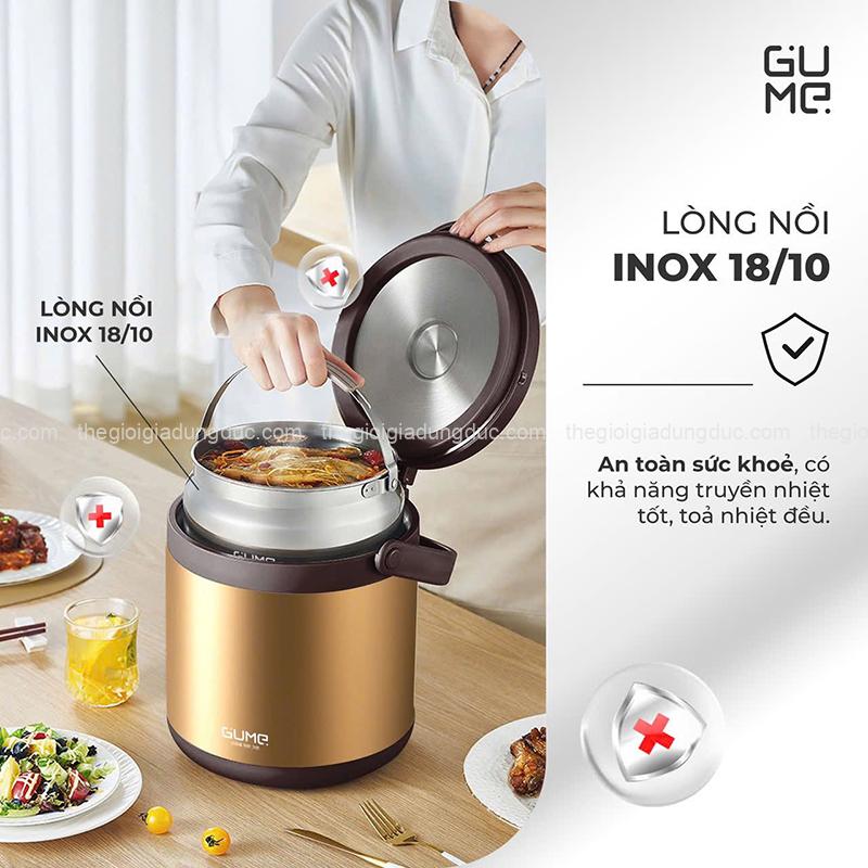 noi-u-chan-khong-gume-8l-plus-gm-2088 (6) Nồi ủ chân không Gume 8L Plus GM-2088