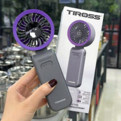 Quạt sạc USB cầm tay mini Tiross TS3422