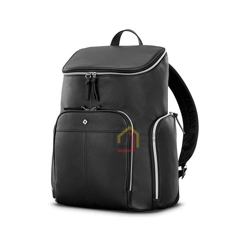 balo-samsonite-mobile-solution-2-leather-deluxe-backpack (2) Balo Samsonite Mobile Solution 2 Leather Deluxe Backpack