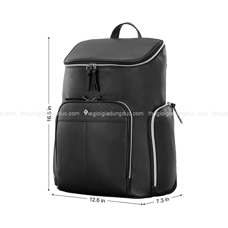 balo-samsonite-mobile-solution-2-leather-deluxe-backpack (8) Balo Samsonite Mobile Solution 2 Leather Deluxe Backpack