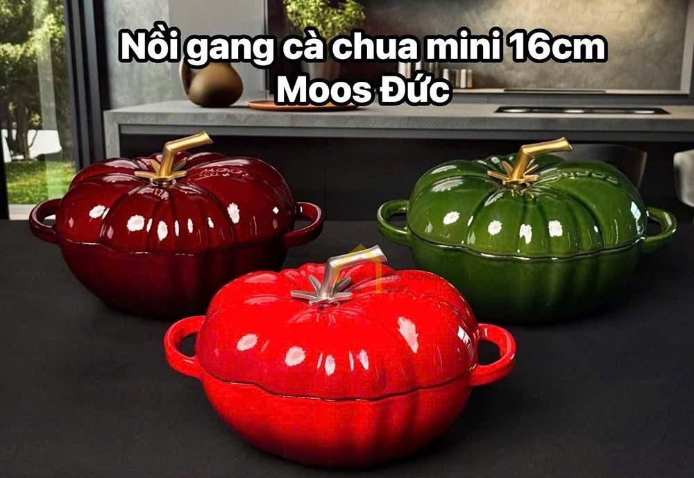 Nồi gang cà chua Moos mini 16cm