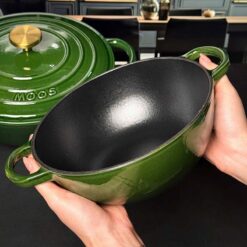 Nồi gang Moos Đức dáng marmite 20cm