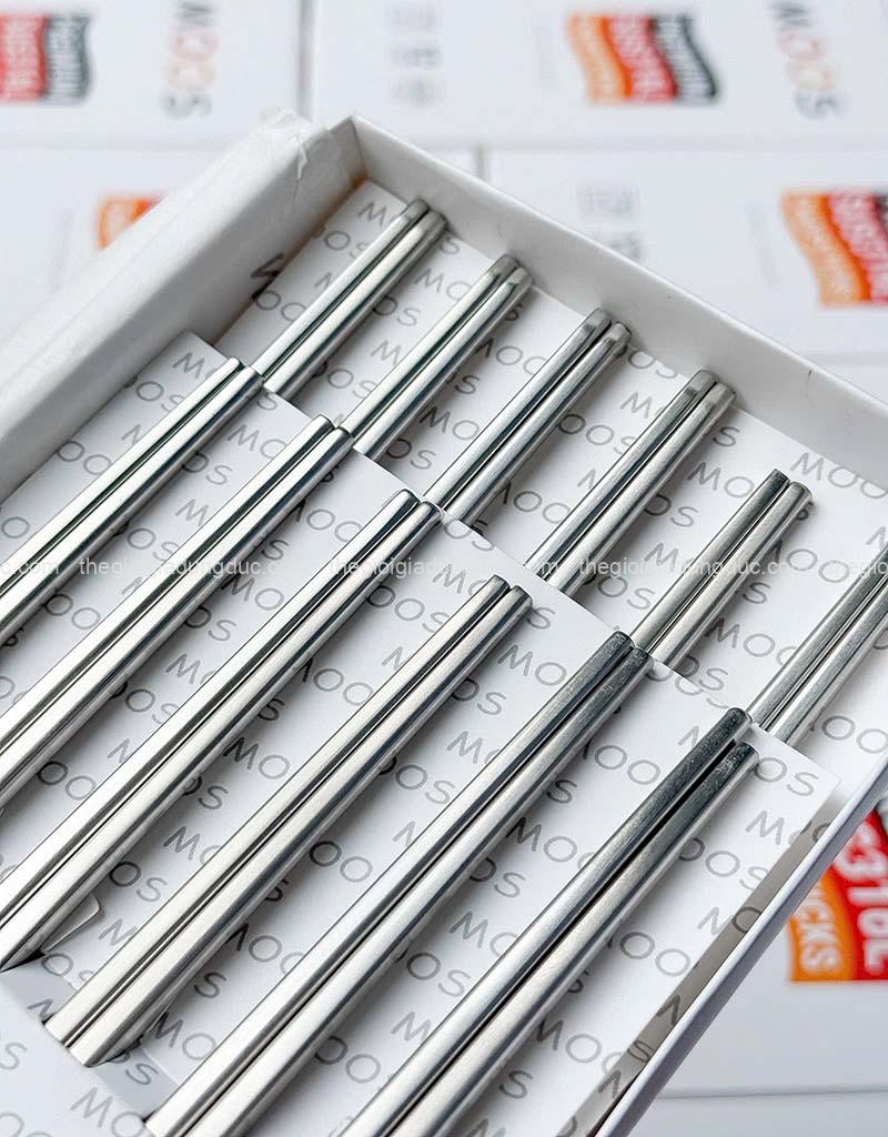 set-12-doi-dua-inox-moss-duc (6) Set 12 đôi đũa inox Moss Đức