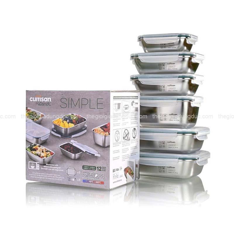 set-6-hop-inox-kem-nap-cuitisan (3) Set 6 hộp inox kèm nắp Cuitisan Made in Korea