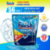 Viên rửa bát Finish Power All In One Max hương chanh 56 viên