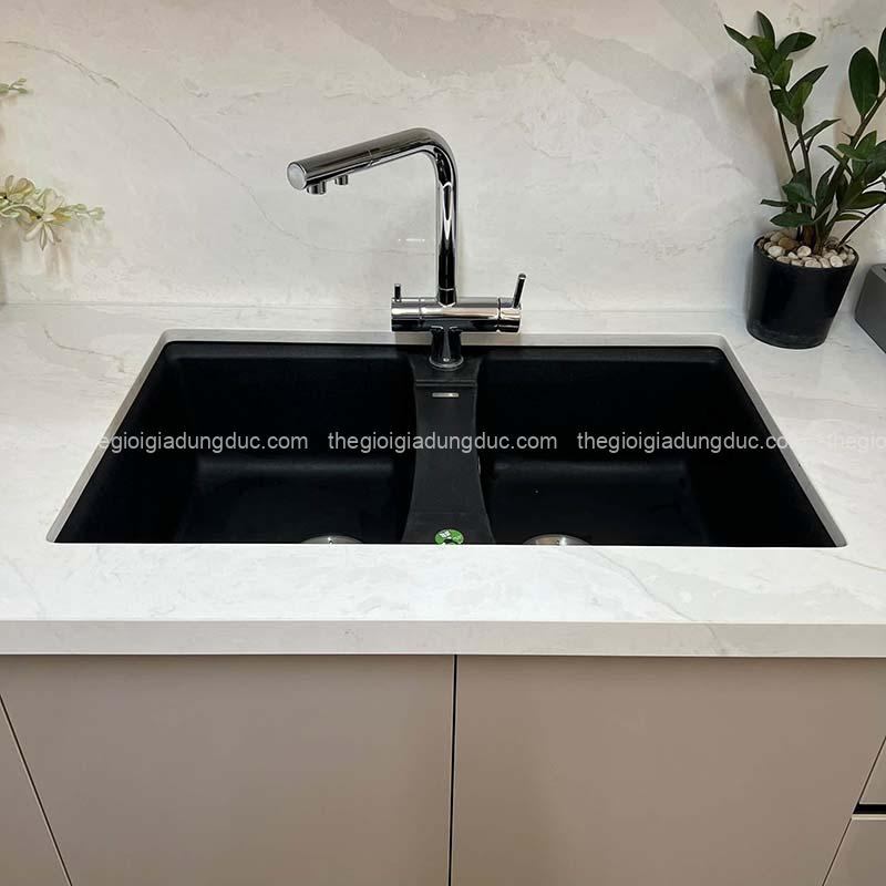 voi-rua-bat-blanco-fontas-ii-chrome-523128 (1) Vòi rửa bát Blanco Fontas II Chrome 523128