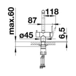 Vòi rửa bát Blanco Fontas II Chrome 523128