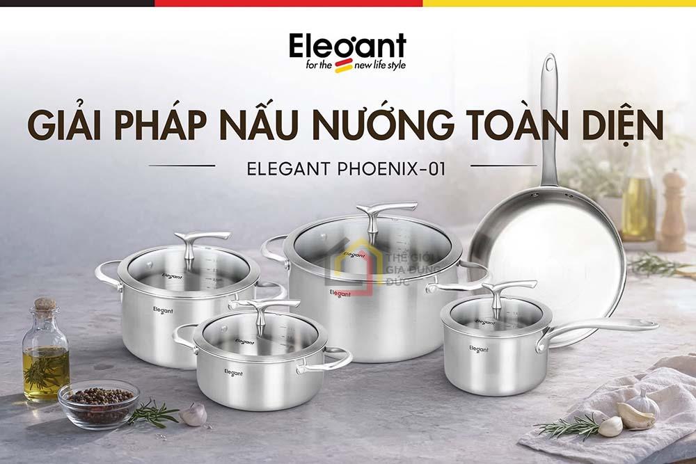 Bộ nồi Elegant Phoenix-01 5 món