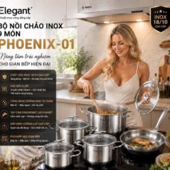 Bộ nồi Elegant Phoenix-01 5 món