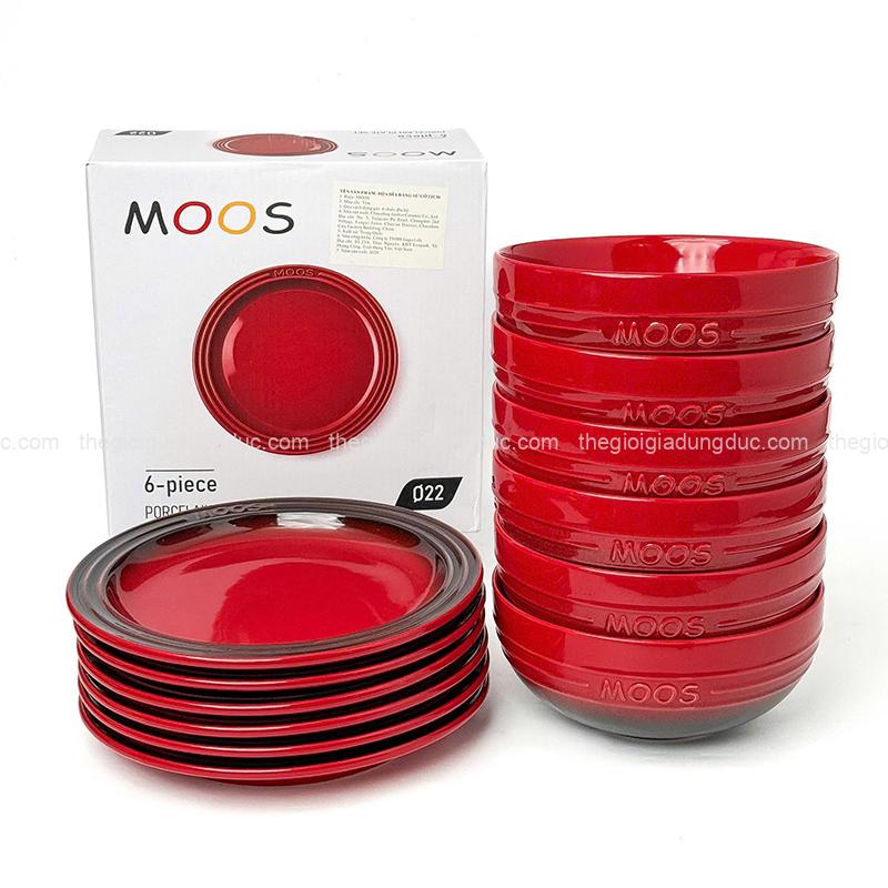bo-suu-tap-moos (5) Set 6 đĩa phẳng Moos 22cm