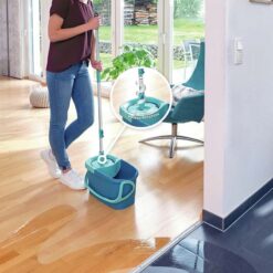 Cây lau nhà Leifheit Twist Ergo Mobile kèm gạt kính