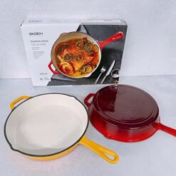 Chảo gang cán dài GKÖCH FR26H 26cm