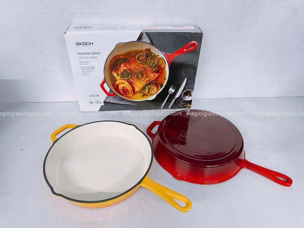 chao-gang-can-dai-gkoch-fr26h-26cm (1) Chảo gang cán dài GKÖCH FR26H 26cm